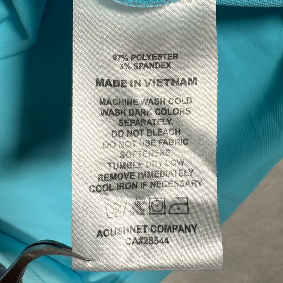 Footjoy Polo Shirt Men Size XXL Blue Short Sleeve Embroidered LACANA Golf FJ GUC - Picture 8 of 13